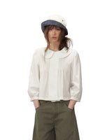 Doll Collar Seven Sleeve Shirt