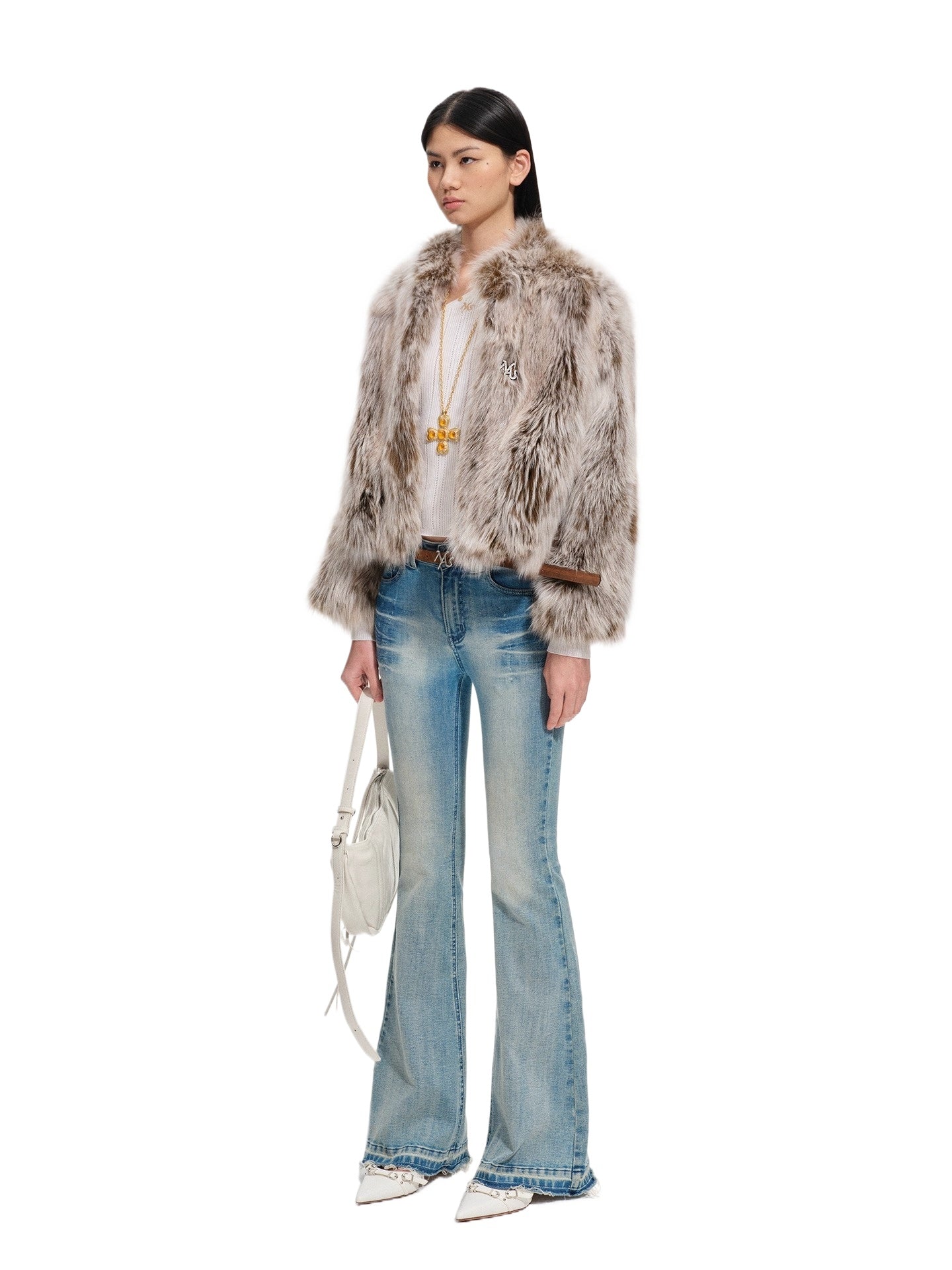 Brown Fox Fur Coat