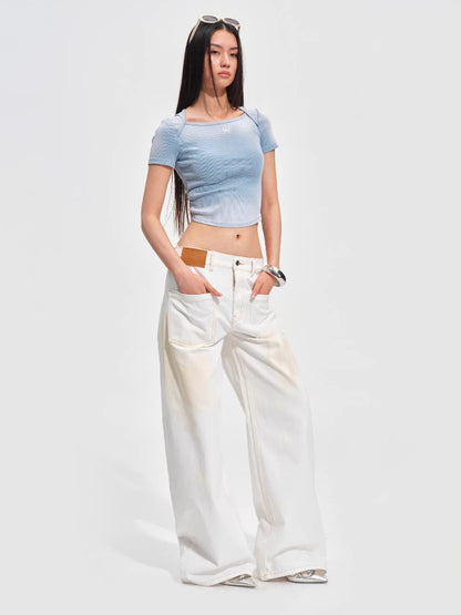 Equestrian Washed Crop Tee