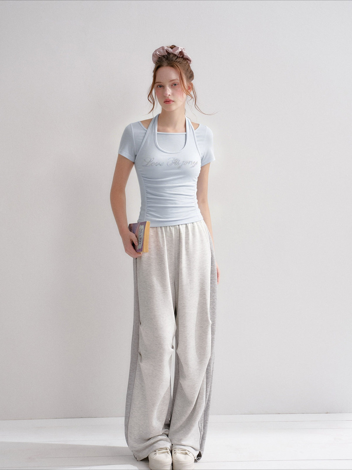 Layered Rhinestone T-shirt