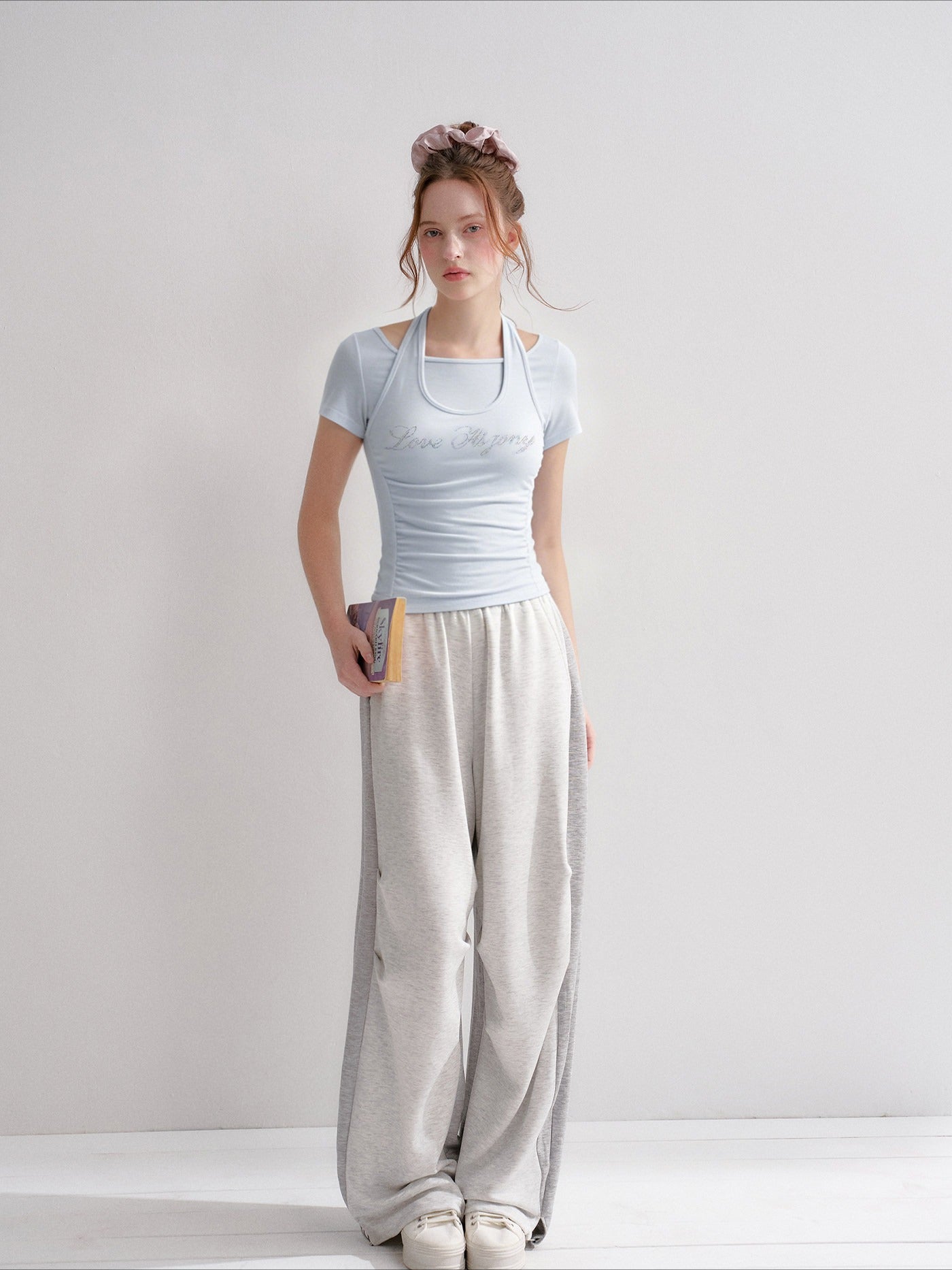 Layered Rhinestone T-shirt