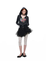 Lace Layered Mini Skirt