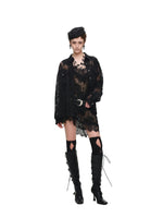 Lace Belted Sheer Shirt