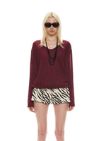 Sheer Knit Sun Hoodie