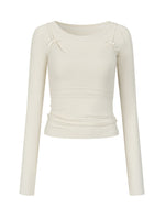 Butterfly Bow Vest & Base Layer T-Shirt Long-Sleeve Set
