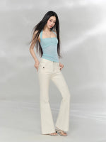 Rhinestone Halter Tube Top