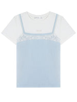 Lace Contrast Tee