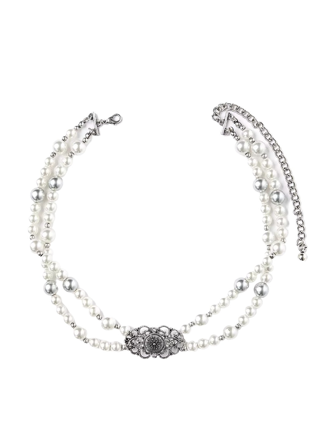 Vintage Pearl Layered Necklace