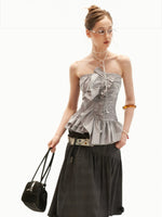 Bustier Cami Flared Top