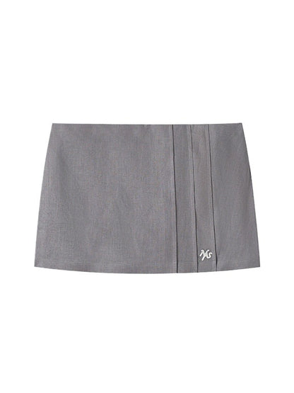 Club Badge Mini Skirt