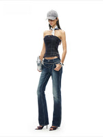 Wander Denim Tube Top