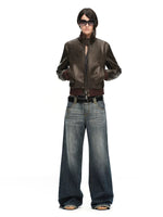 Matte PU Biker Jacket