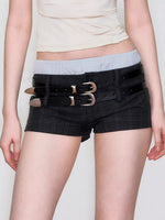 Glossy Thin Leather Belt