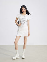 Star Chain Lyocell Dress