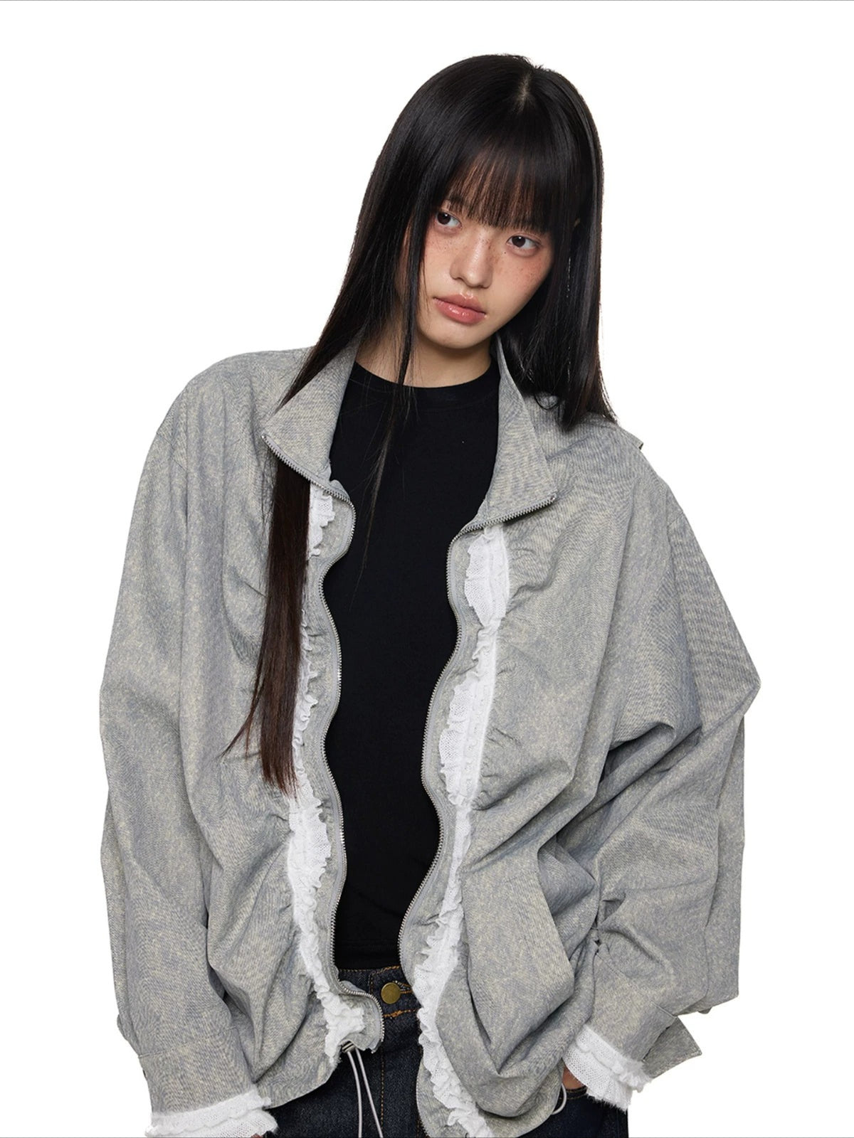 Lace Zip Jacket
