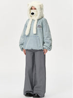 Bear Set Padded Hoodie