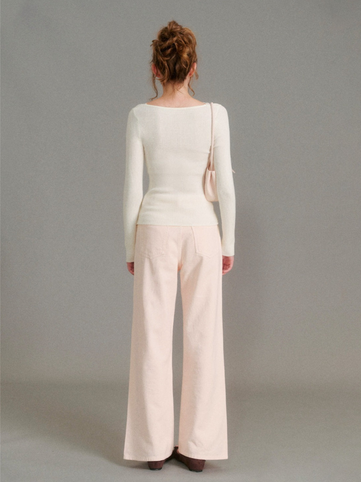 French Lace Wide Leg Jeans