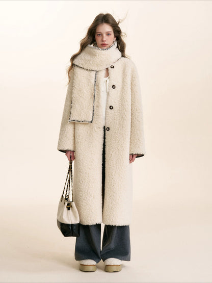 Longline Shearling Coat Set
