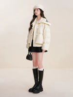 Jacquard Collar Down Jacket