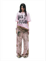 Tie-Dye Distressed Sweatpants