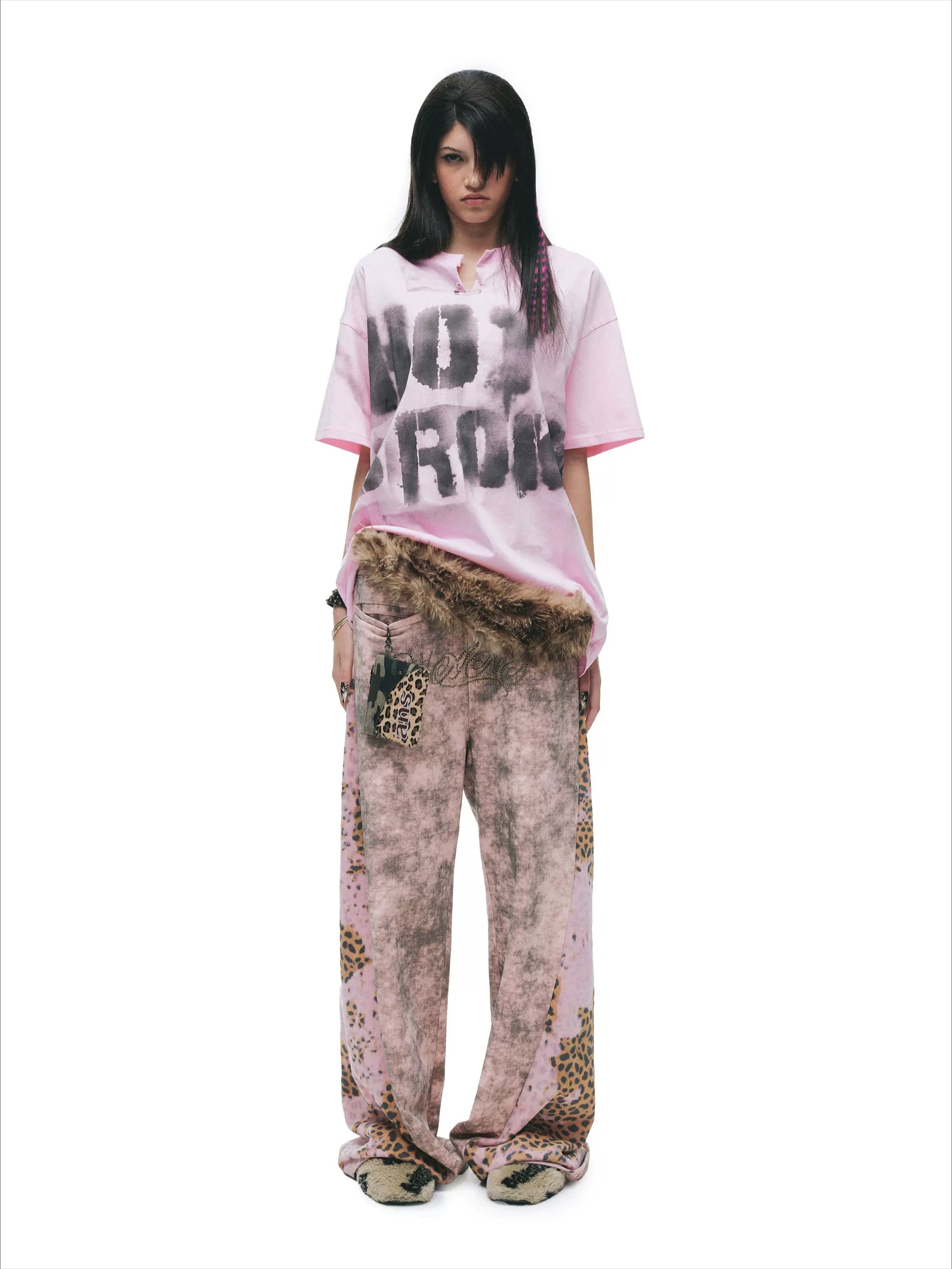 Tie-Dye Distressed Sweatpants