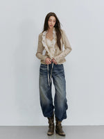 Ruffle Trim Jacket