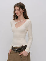 Asymmetric Cutout Top