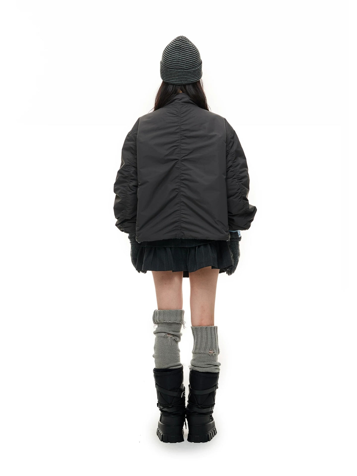 Double Sided Fleece Padded Coat