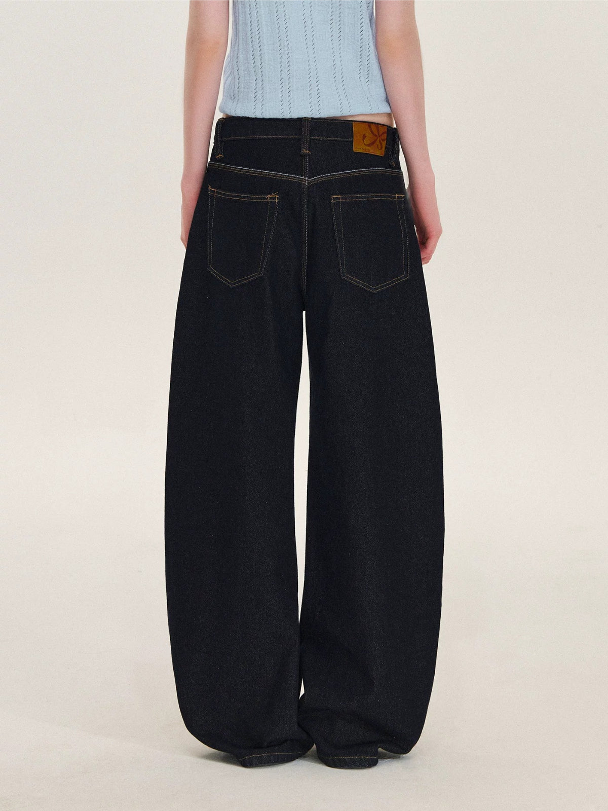 Vintage Contrast Stitch Jeans