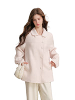 Peter Pan Collar Wool Coat