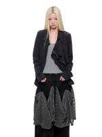 Korean Asymmetric Collar Shirt