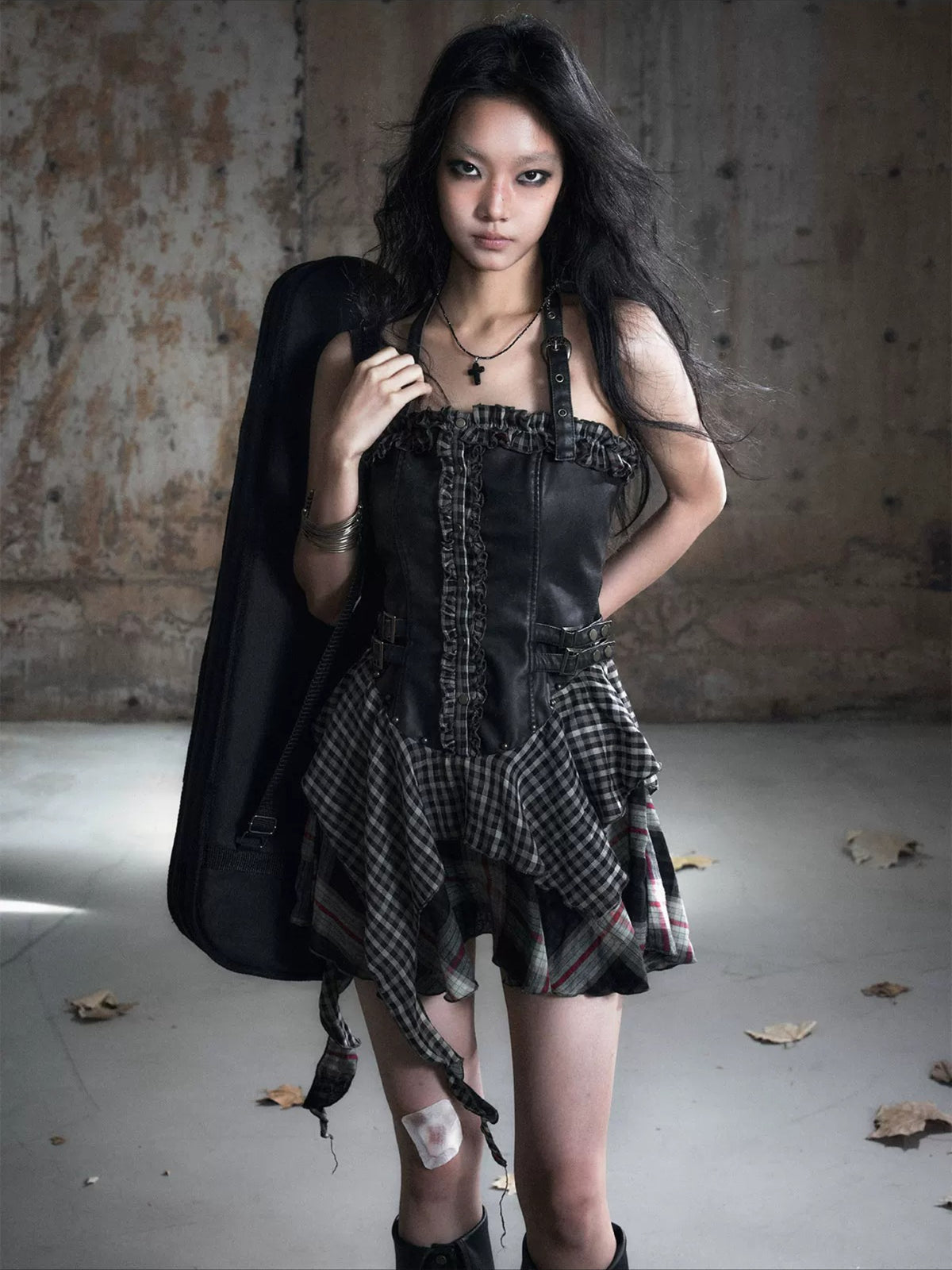 Velvet Halter Dress