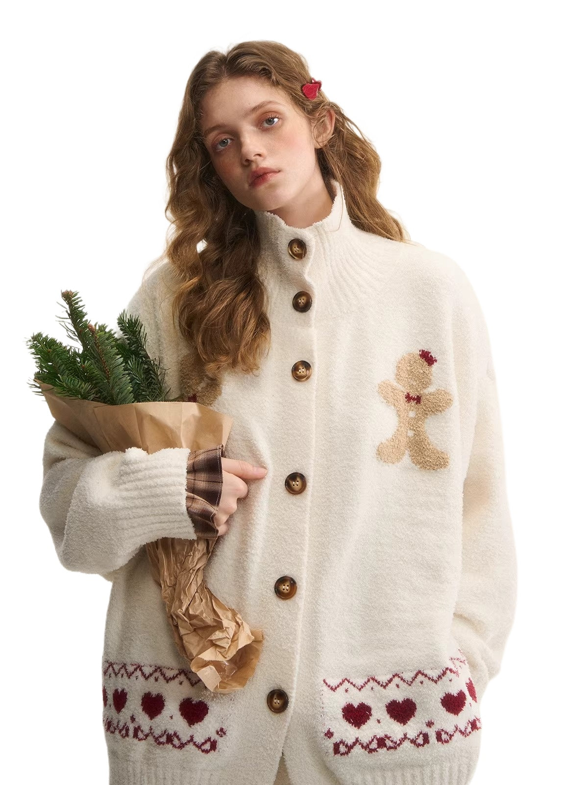 Gingerbread Fair Isle Knit Loungewear Set