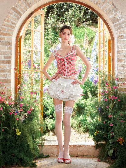 Dopamine Sleeveless Cami Top &amp; Skirt Set