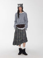 Cable Wool Brushed Sweater