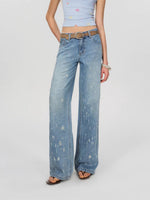 Crystal Distressed Jeans