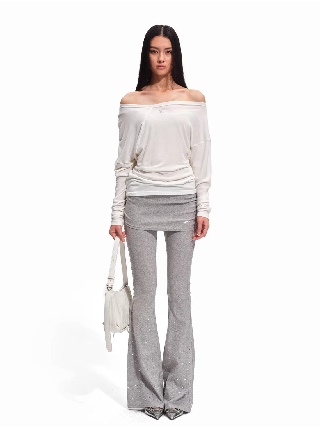 Newport Asymmetric Knit Tee