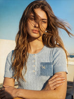Academy Henley Knit Tee