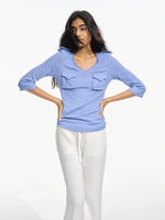 V Neck Knit Top