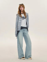 Washed Wide Leg Jeans