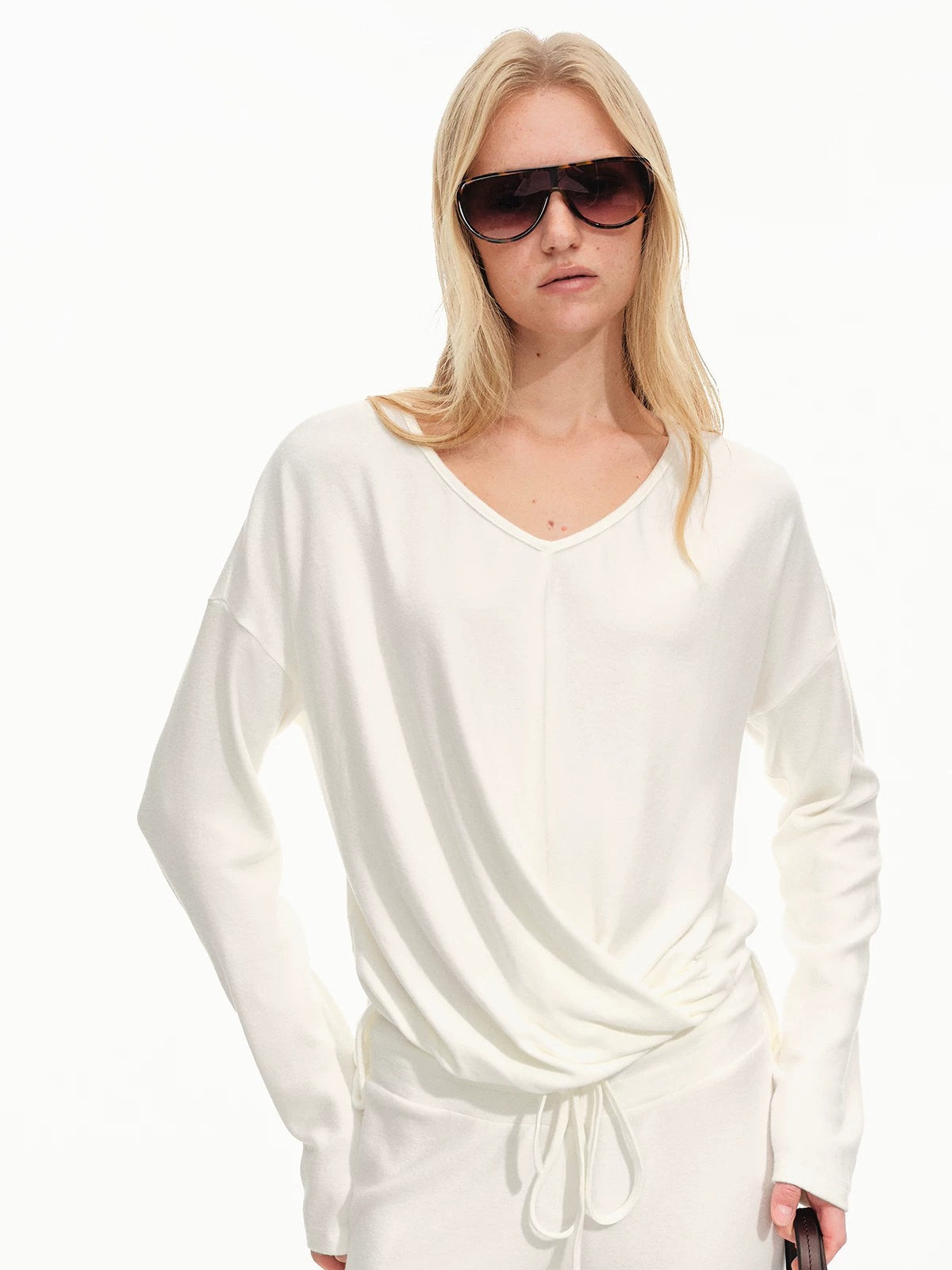 Twist Top &amp; Lounge Pants Set