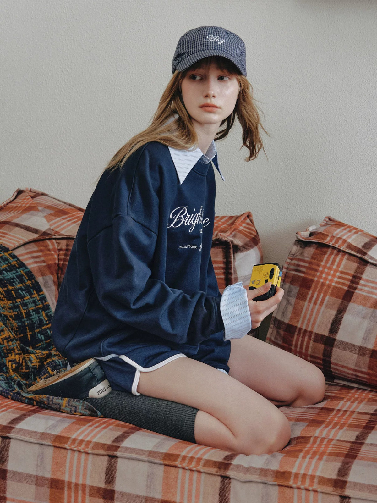 Academy Embroidery Cotton Sweatshirt