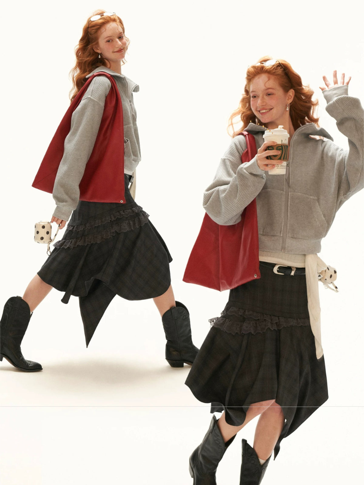 Structured Zip Knit Cropped Jacket