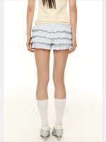 Layered A-Line Skirt Shorts