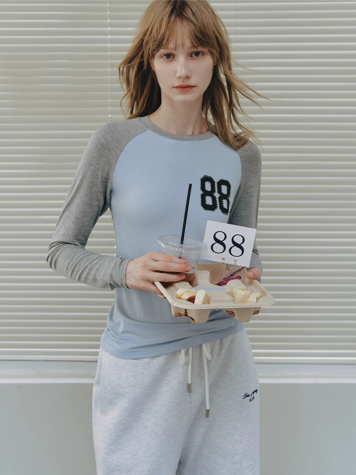 Rhinestone Raglan Top