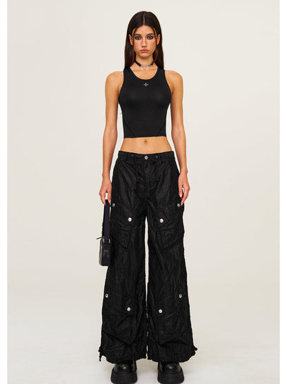 Mesh Quick Dry Waist Cinching Short Sling