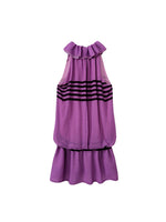 Drawstring Chiffon Dress
