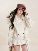 Belted Drop-Shoulder Coat