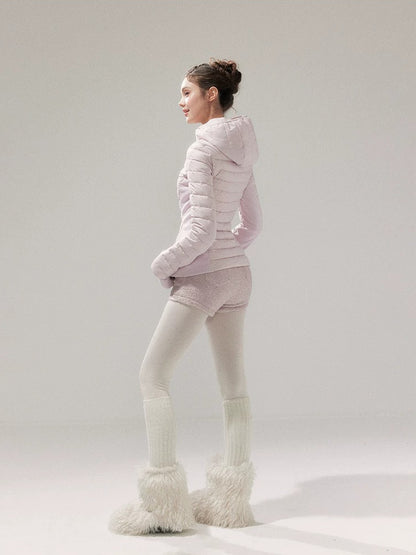 Detachable Hood Down Puffer Jacket