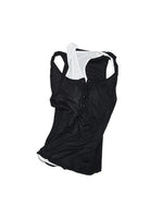 Double-layer Fake Two-piece Color-Blocking Vest